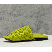 Unique Style Bottega Veneta Dot Wave Flat Slide Sandals Kiwi Green 080834