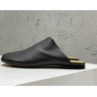 Good Quality Bottega Veneta Lambskin Flat Mules Brown 2022 080849