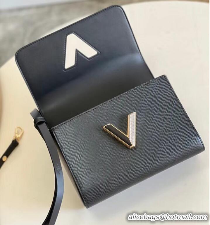 Inexpensive Louis Vuitton Epi Leather TWIST MM M21031 black