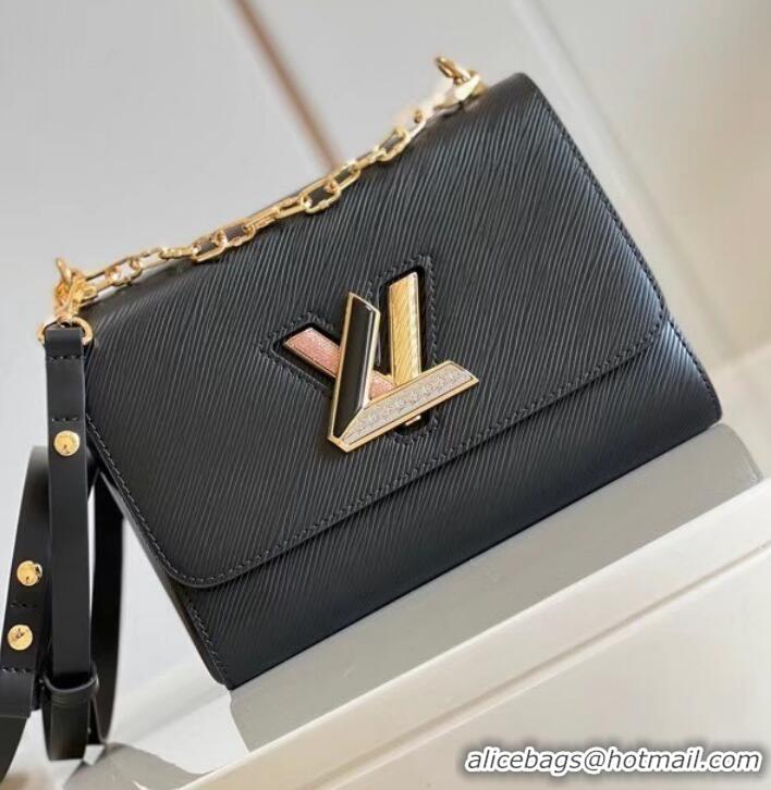 Inexpensive Louis Vuitton Epi Leather TWIST MM M21031 black