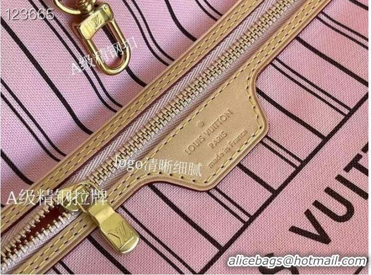 Super Quality Louis Vuitton Monogram Canvas NEVERFULL MM M50336 pink