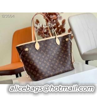 Buy Fashionable Louis Vuitton Monogram Canvas NEVERFULL MM M50336 red