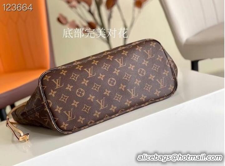 Buy Fashionable Louis Vuitton Monogram Canvas NEVERFULL MM M50336 red