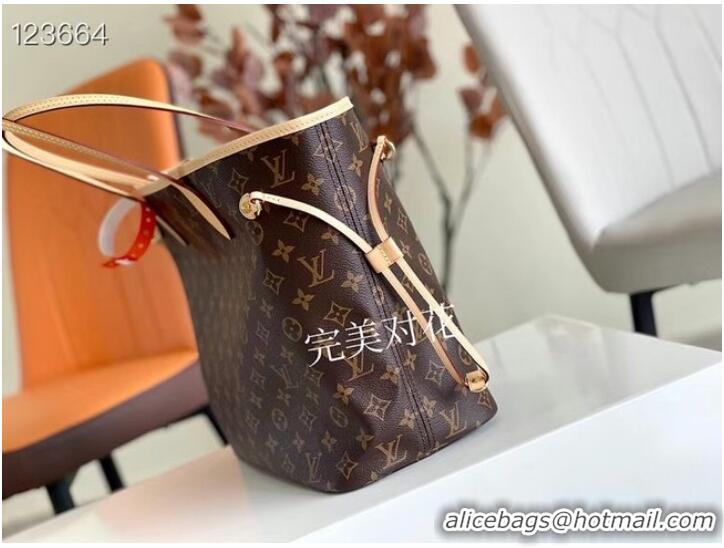 Buy Fashionable Louis Vuitton Monogram Canvas NEVERFULL MM M50336 red