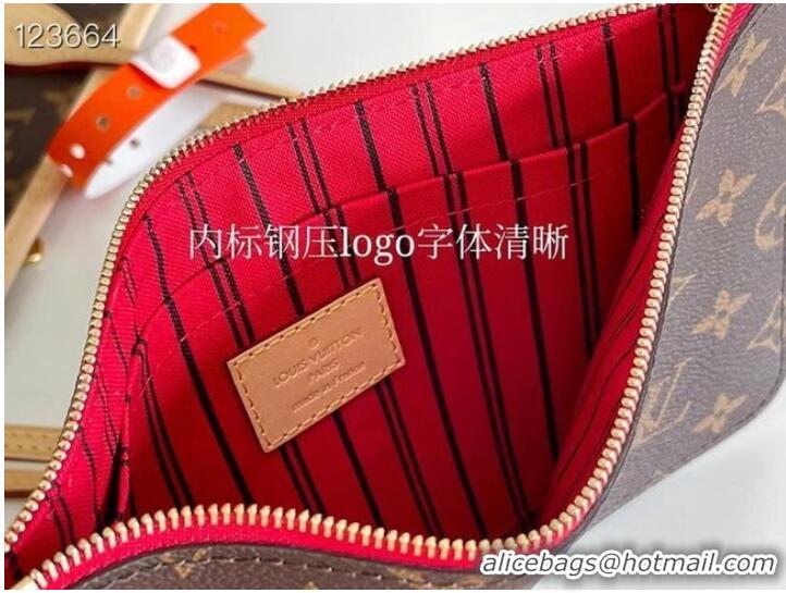 Buy Fashionable Louis Vuitton Monogram Canvas NEVERFULL MM M50336 red