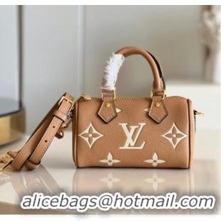 Top Quality Louis Vuitton NANO SPEEDY M81457 Creme Beige