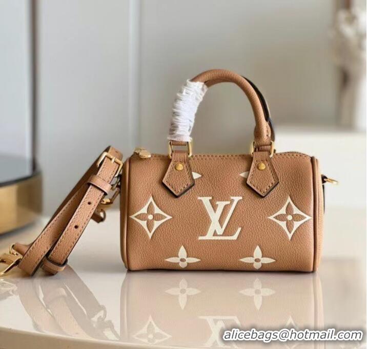 Top Quality Louis Vuitton NANO SPEEDY M81457 Creme Beige