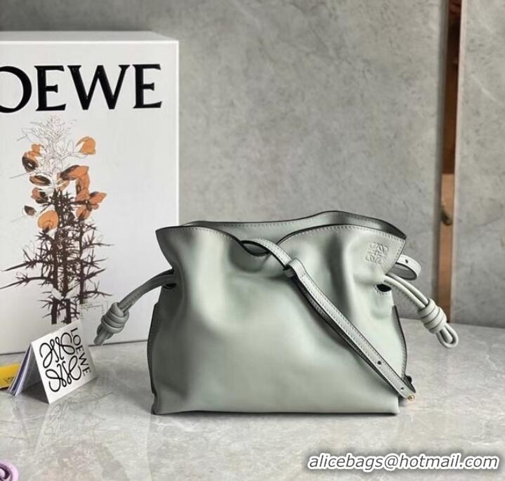 New Style Loewe Lucky Bags Original Leather LE0539 light gray