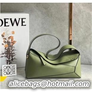 Unique Style Loewe Original Leather Bag LE10188 green