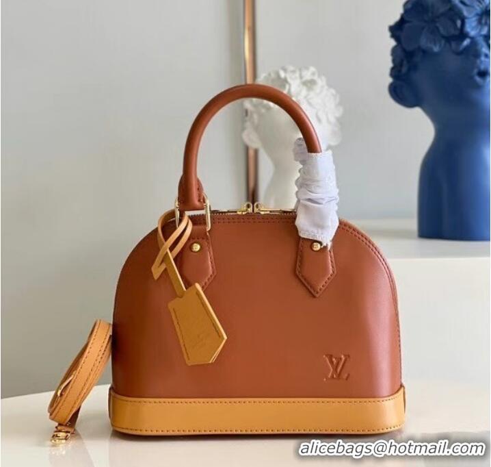 Pretty Style Louis Vuitton Alma BB Tote Bag M91606 brown