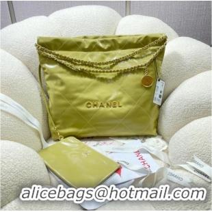 Top Quality CHANEL 22 HANDBAG AS3260 Lemon