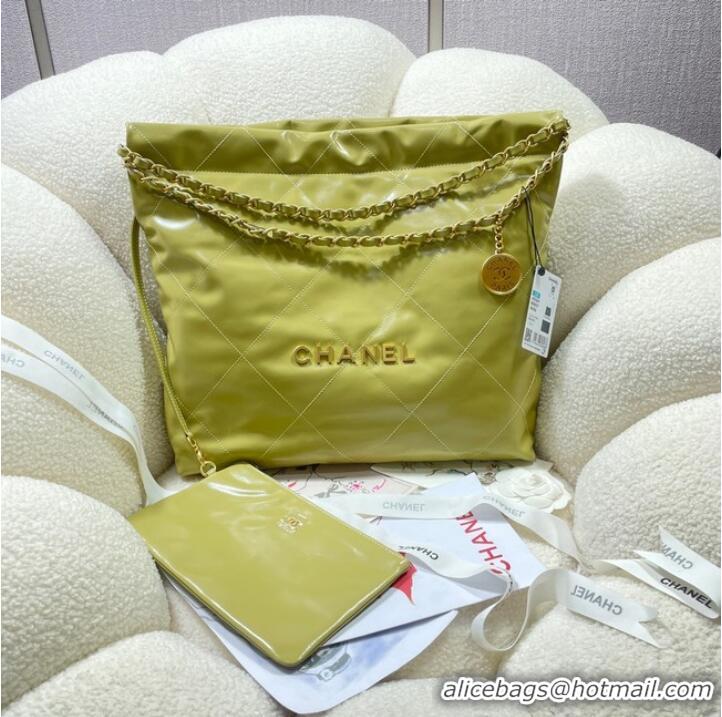 Top Quality CHANEL 22 HANDBAG AS3260 Lemon