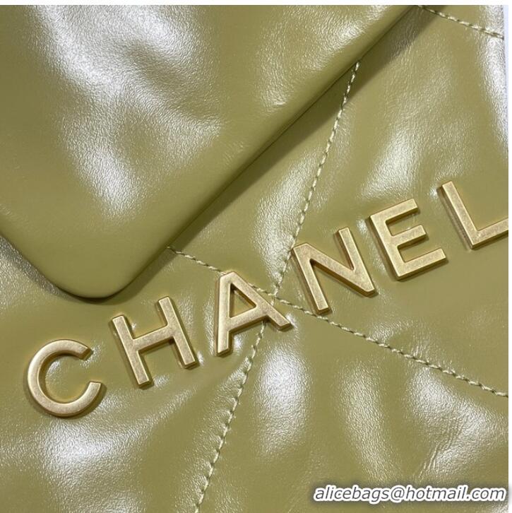 Top Quality CHANEL 22 HANDBAG AS3260 Lemon