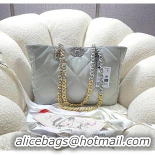 Top Quality CHANEL 19 SHOPPING BAG 3660 light gray