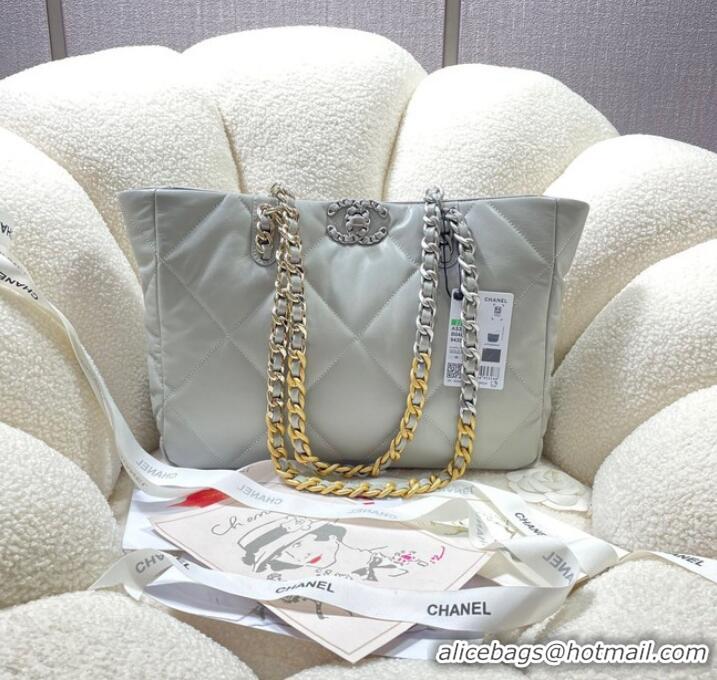 Top Quality CHANEL 19 SHOPPING BAG 3660 light gray