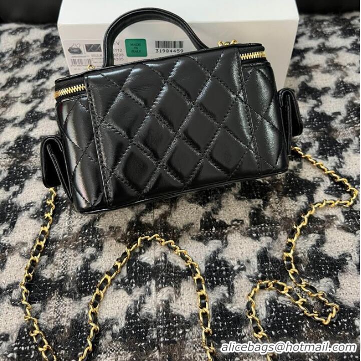 Best Luxury CHANEL VANITY WITH CHAIN 68112 black