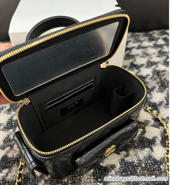 Best Luxury CHANEL VANITY WITH CHAIN 68112 black