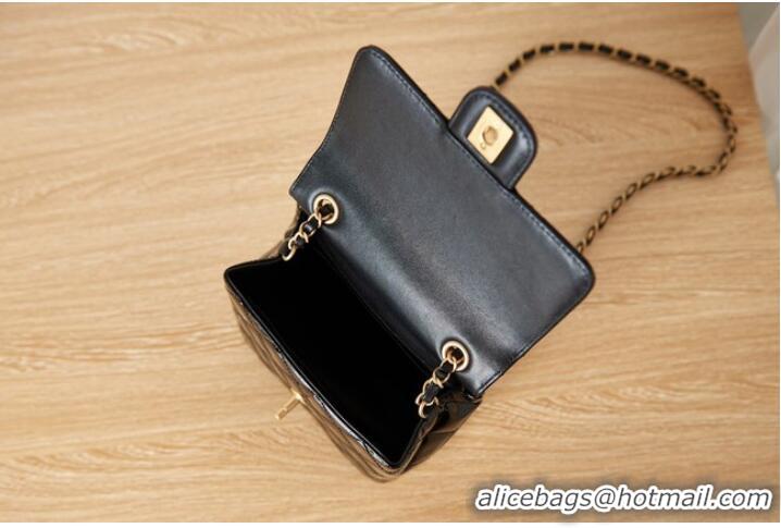 Good Looking Chanel MINI FLAP BAG AS3647 black