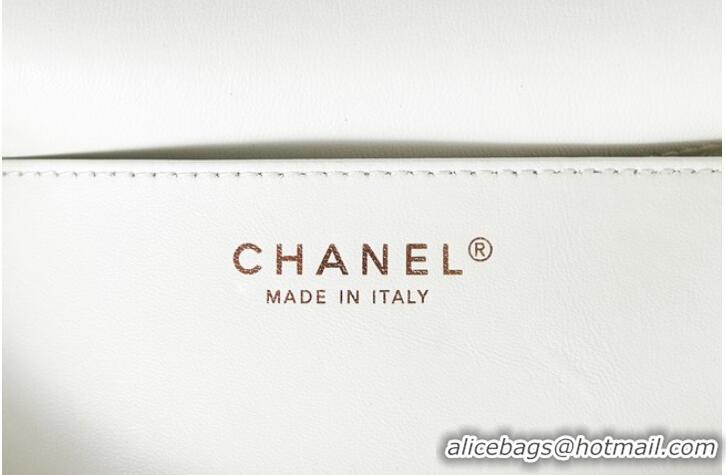 Good Product Chanel Lambskin MINI FLAP BAG AS3648 white