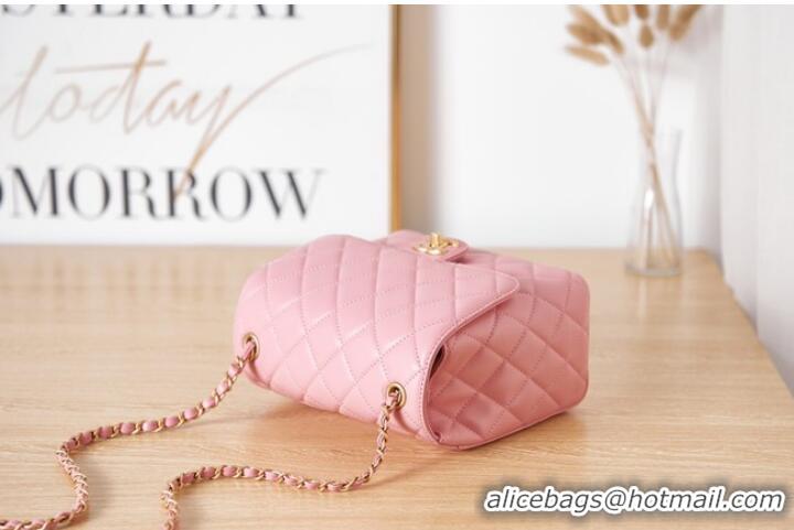 Good Product Chanel Lambskin MINI FLAP BAG AS3648 pink