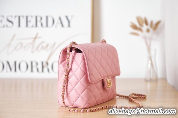 Good Product Chanel Lambskin MINI FLAP BAG AS3648 pink