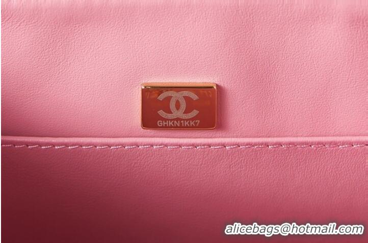 Good Product Chanel Lambskin MINI FLAP BAG AS3648 pink