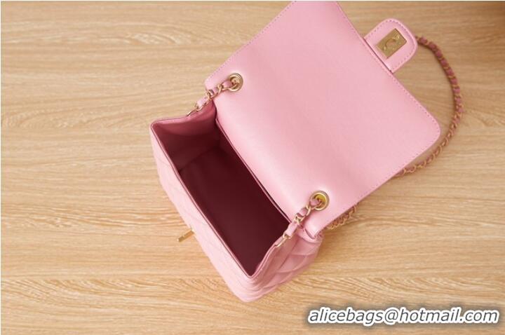 Good Product Chanel Lambskin MINI FLAP BAG AS3648 pink