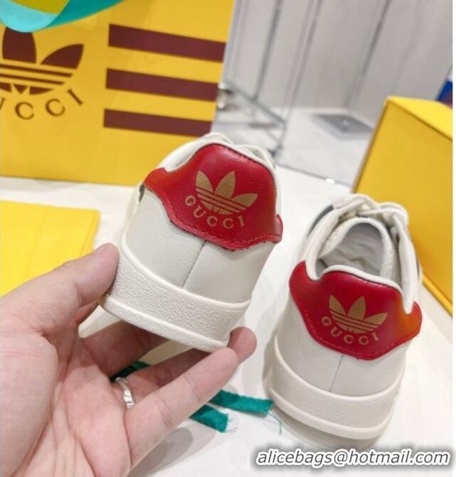 Purchase adidas x Gucci Gazelle Leather Low-top Sneakers White 070255