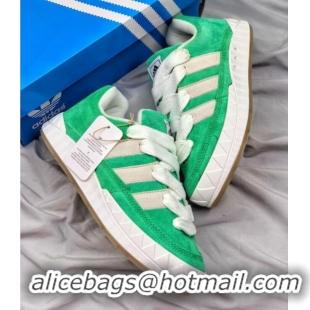 Good Quality Atmost x Adidas Adimatic Low Suede Sneakers Green 090701