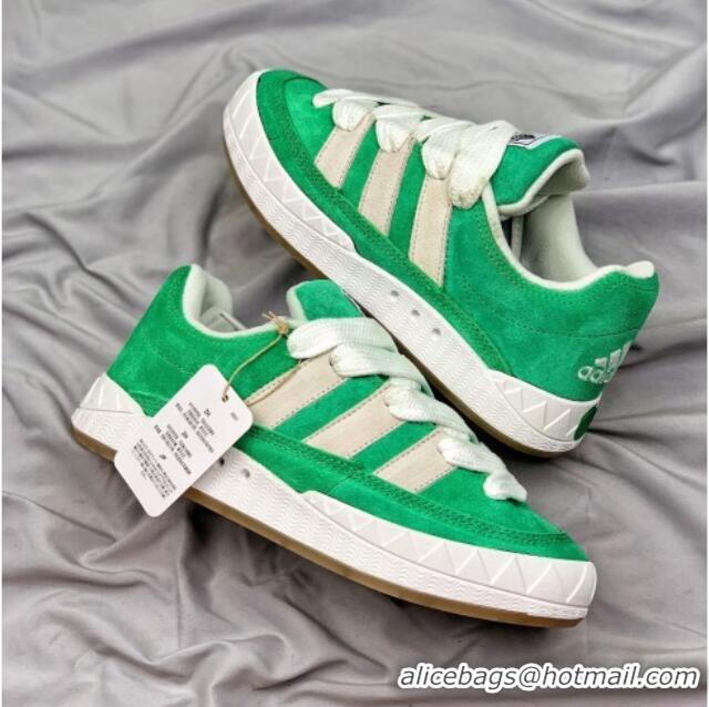 Good Quality Atmost x Adidas Adimatic Low Suede Sneakers Green 090701