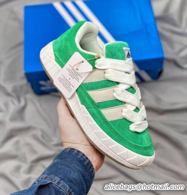 Good Quality Atmost x Adidas Adimatic Low Suede Sneakers Green 090701