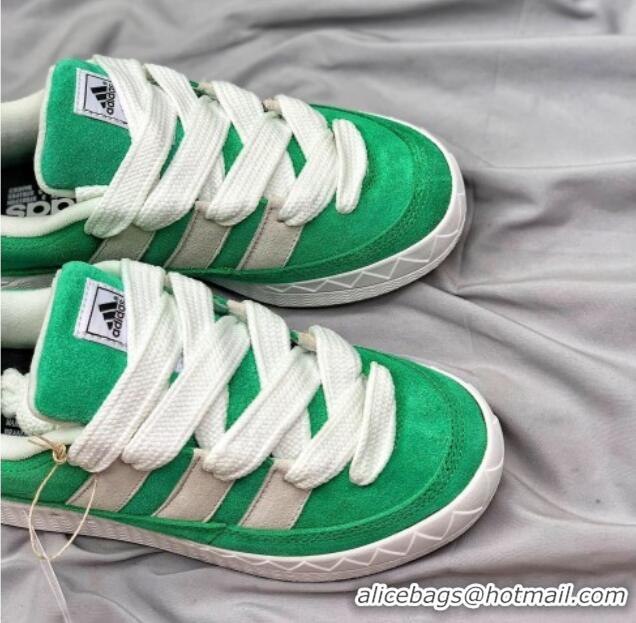 Good Quality Atmost x Adidas Adimatic Low Suede Sneakers Green 090701