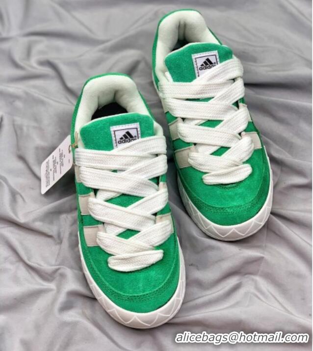 Good Quality Atmost x Adidas Adimatic Low Suede Sneakers Green 090701