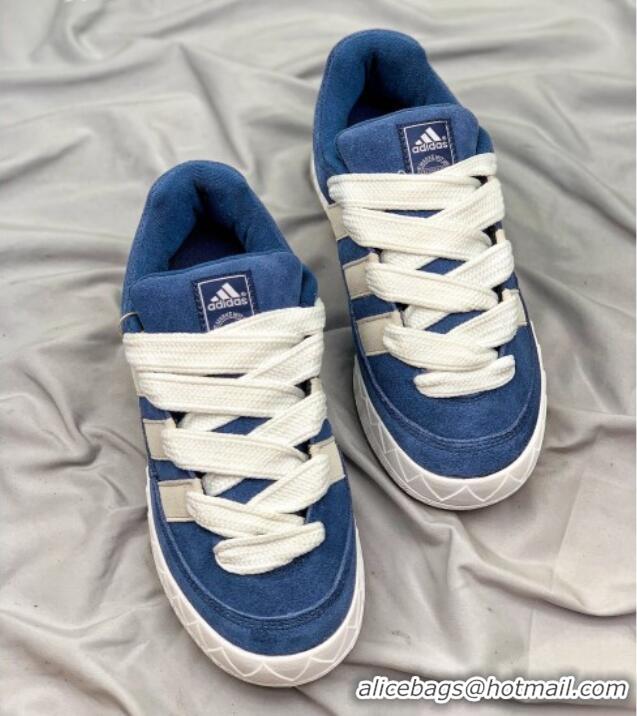 Best Product Atmost x Adidas Adimatic Low Suede Sneakers Navy Blue GZ6202