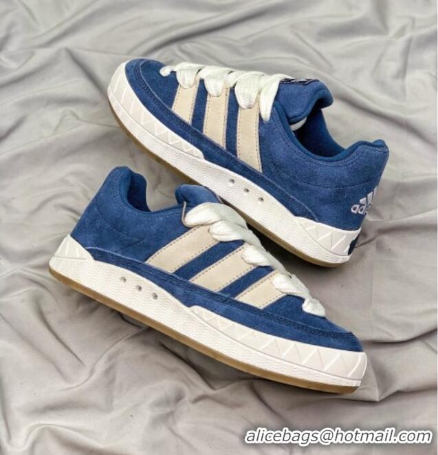 Best Product Atmost x Adidas Adimatic Low Suede Sneakers Navy Blue GZ6202