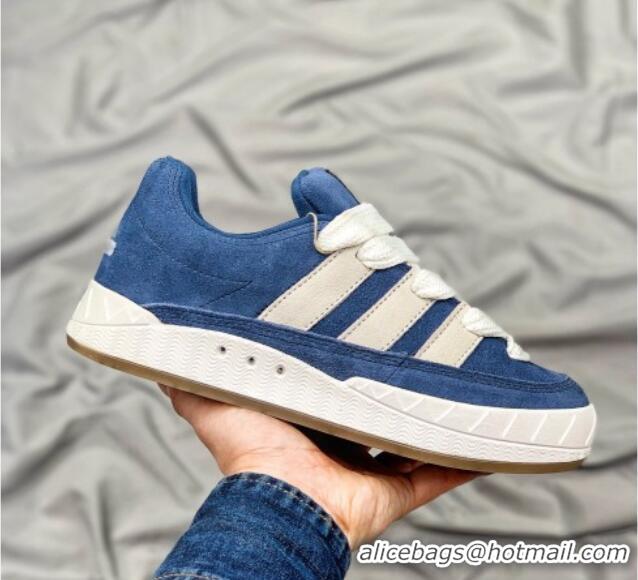 Best Product Atmost x Adidas Adimatic Low Suede Sneakers Navy Blue GZ6202