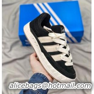 Good Looking Atmost x Adidas Adimatic Low Suede Sneakers GZ6202 Black