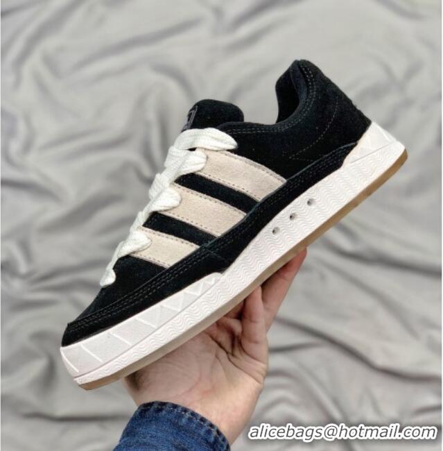 Good Looking Atmost x Adidas Adimatic Low Suede Sneakers GZ6202 Black