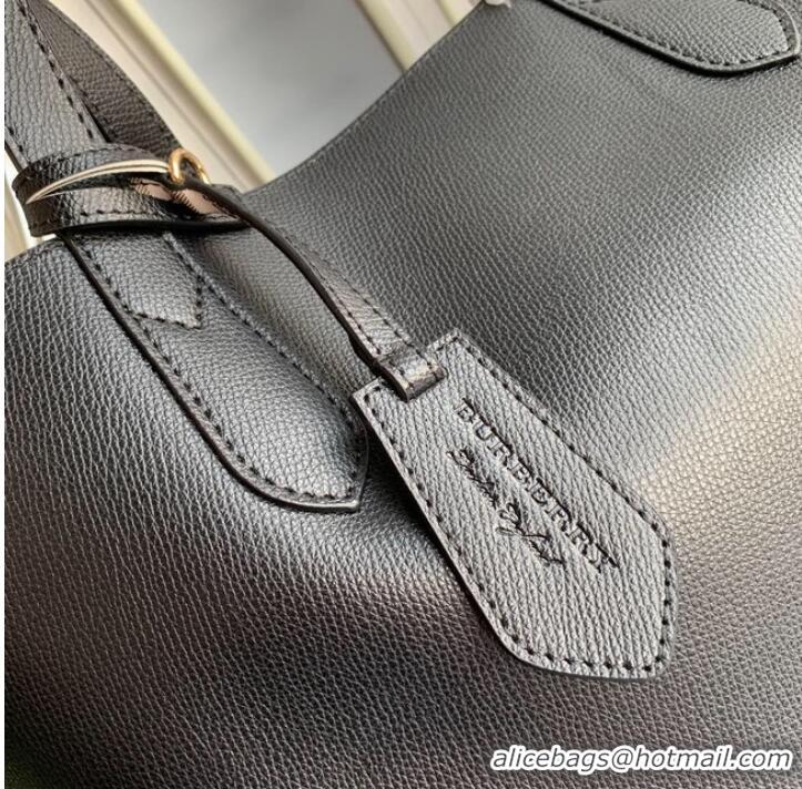 Top Quality BurBerry Leather Shoulder Bag 6351 black