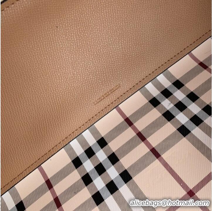 Best Quality BurBerry Leather Shoulder Bag 6351 brown