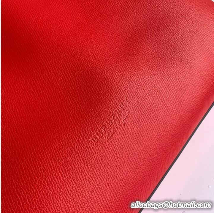 Inexpensive Grade BurBerry Leather Shoulder Bag 6351 red