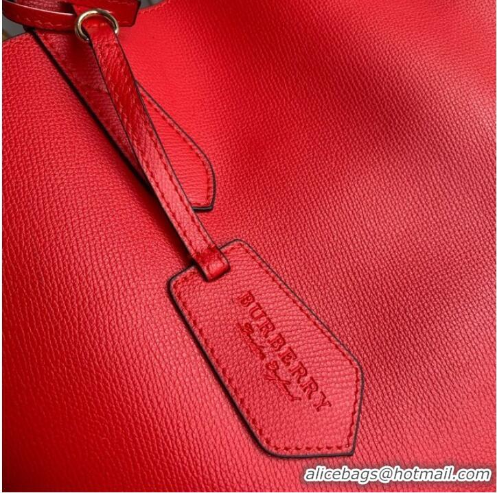 Inexpensive Grade BurBerry Leather Shoulder Bag 6351 red