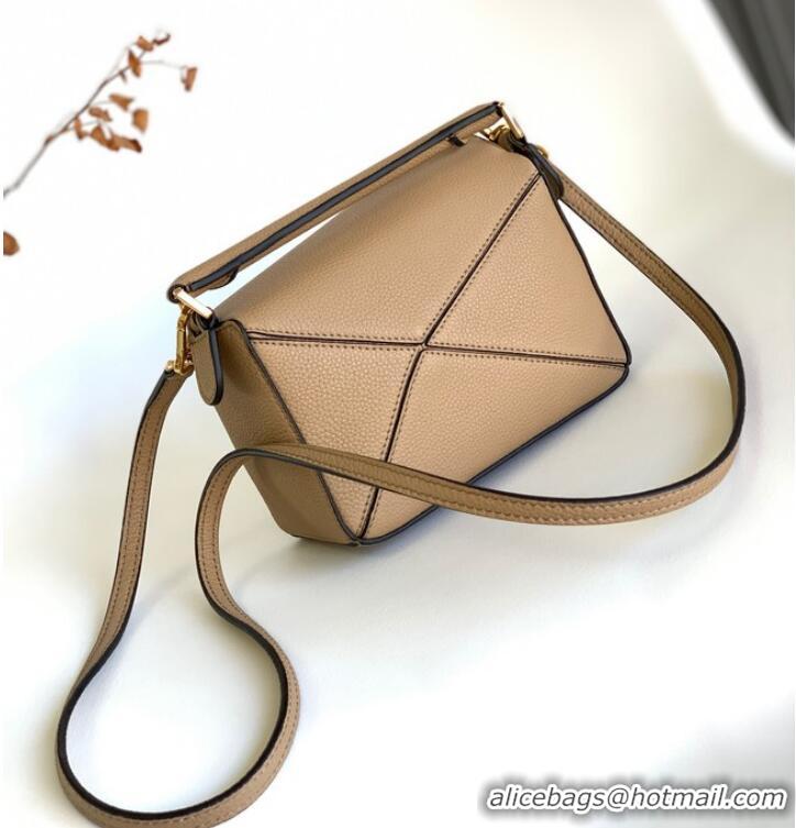 Buy Classic Loewe mini Puzzle Bag Original Leather 6124 Apricot