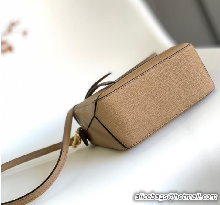 Buy Classic Loewe mini Puzzle Bag Original Leather 6124 Apricot