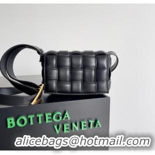 High Quality Bottega Veneta Small Padded Cassette 717506 Black