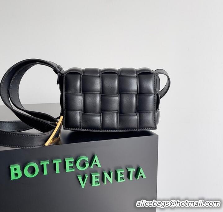 High Quality Bottega Veneta Small Padded Cassette 717506 Black