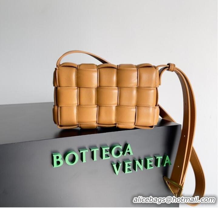 New Stylish Bottega Veneta Small Padded Cassette 717506 Camel