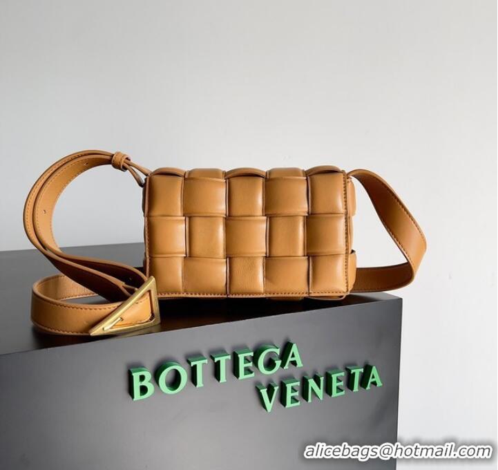 New Stylish Bottega Veneta Small Padded Cassette 717506 Camel