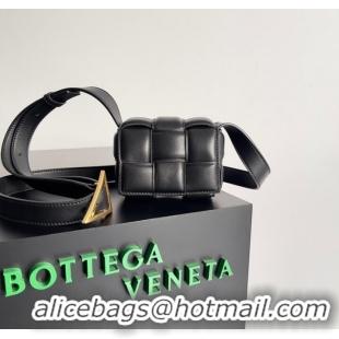 New Style Bottega Veneta Candy Padded Cassette 716648 black