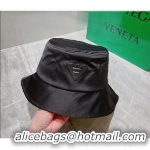 Chic Discount Bottega Veneta Silk Bucket Hat 0310104 Black 2022